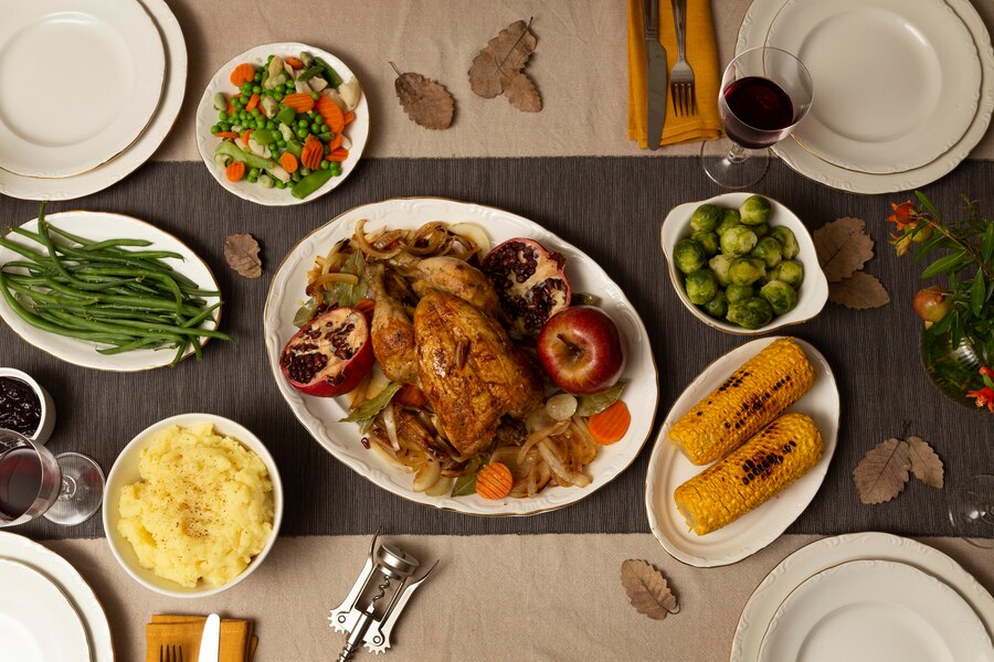 thanksgiving dinner assortment table 23 2149055456