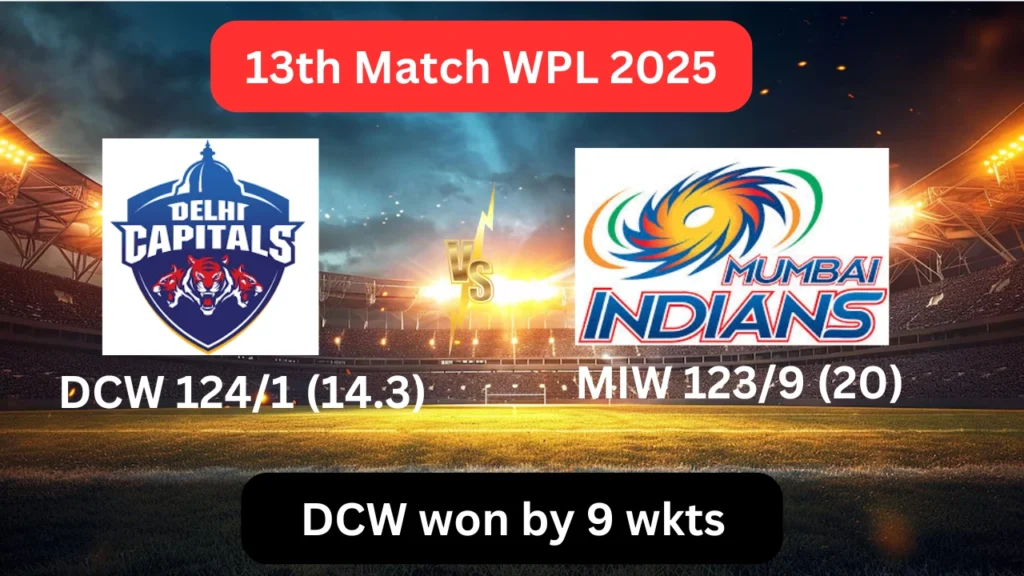 13th Match WPL 2025 1