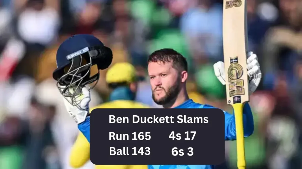 Ben Duckett Slams Ton