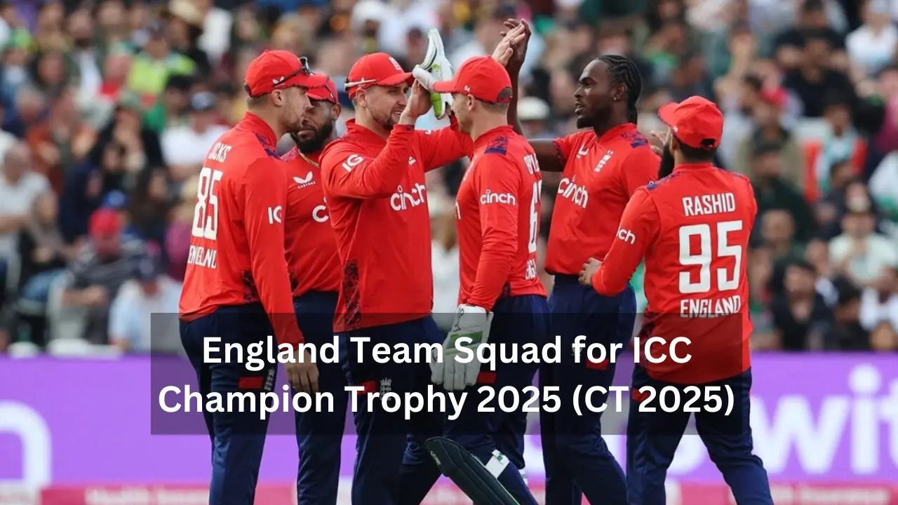 England Team Squad CT 2025