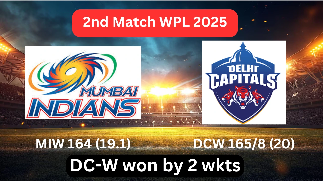 MI-W Vs DC-W 2nd Match