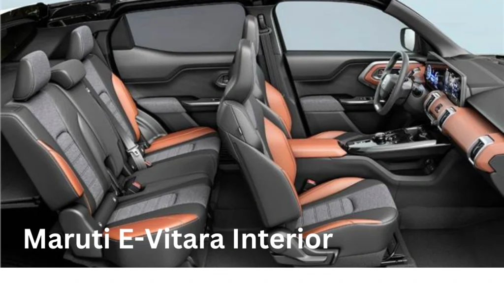 Maruti E Vitara interior