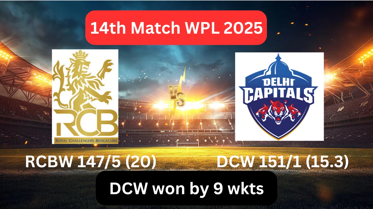 14th Match WPL 2025