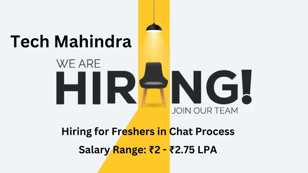 Hiring for Freshers